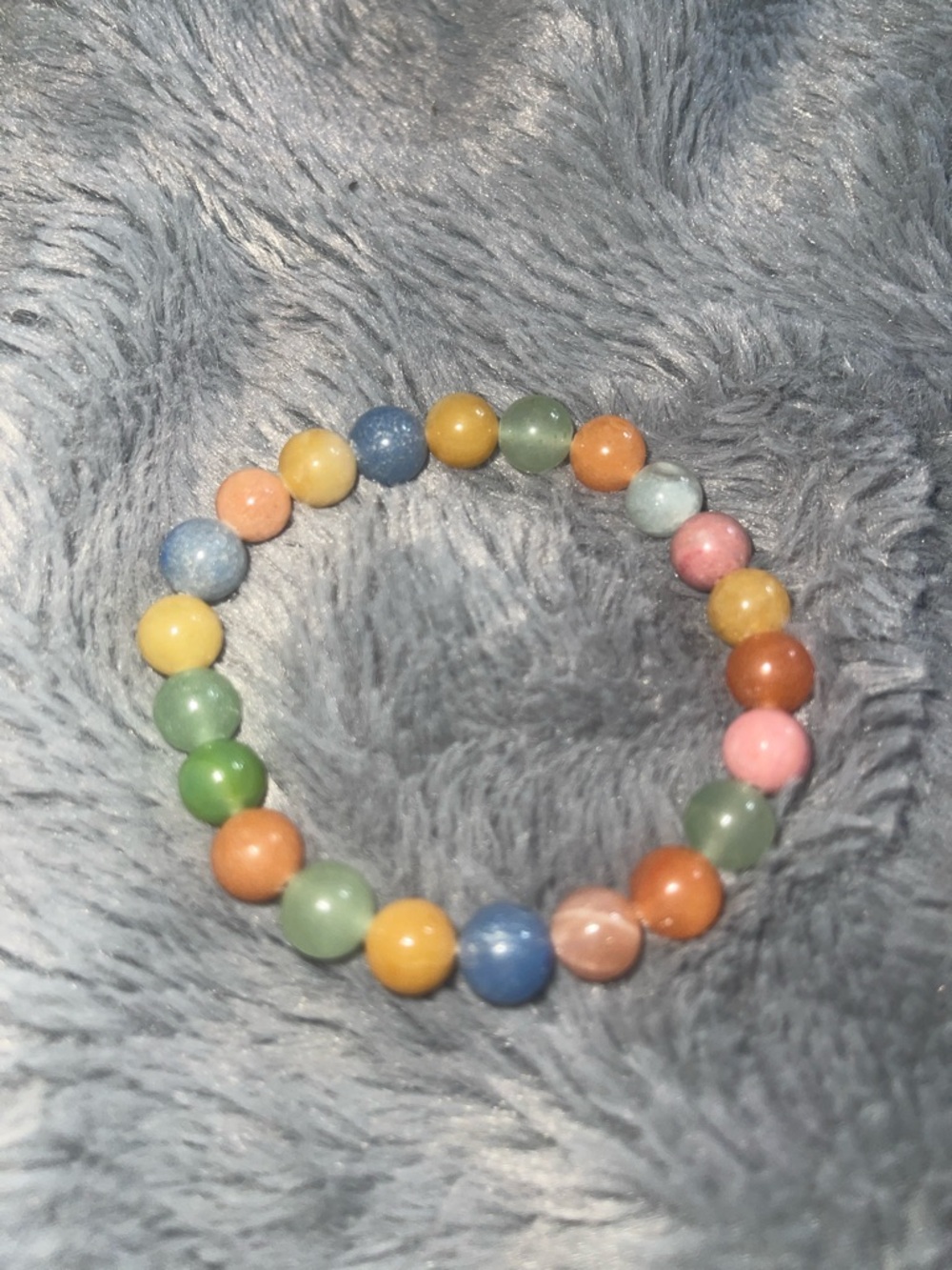 Natural stone Multicolor Beaded Stretch Bracelet